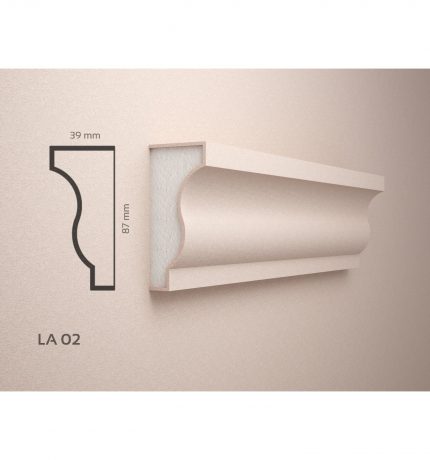 ANCADRAMENT POLISTIREN EXPANDAT ACOPERIT CU RASINA LA02 LA 02